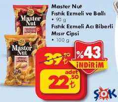 MASTER NUT MISIR CİPSİ